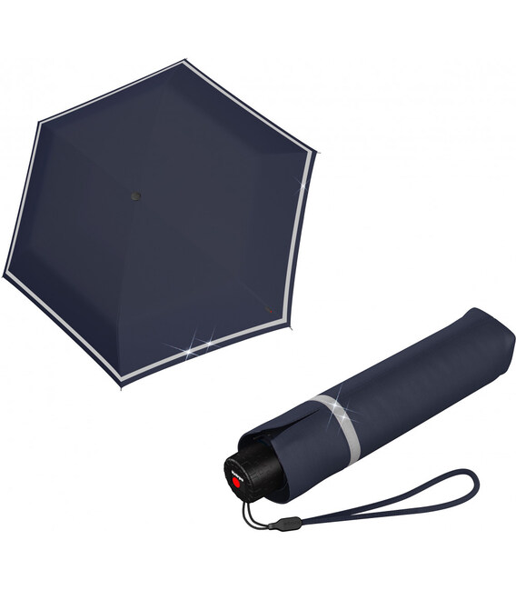 Парасолька дитяча Knirps Rookie Manual Navy Reflective Kn95 6050 1201 картинка, зображення, фото