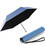 Зонт Knirps US.050 Ultra Light Slim Manual Light Blue Black UV Coating Kn95 0050 2200 фото, картинка, изображение