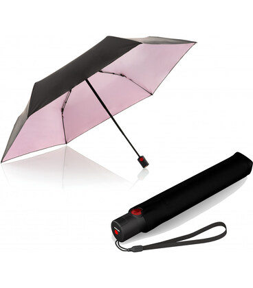 Зонт Knirps U.200 Ultra Light Duomatic Black Rose UV Coating Kn95 2200 1009 фото, картинка, изображение