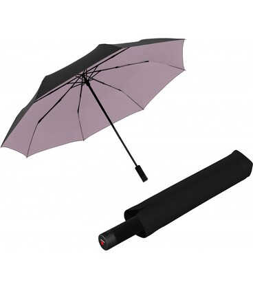 Зонт Knirps U.090 Ultra Light XXL Manual Compact Black Rose UV Coating Kn95 2090 1009 фото, картинка, изображение