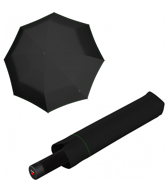 Парасолька Knirps U.090 Ultra Light XXL Manual Compact Neon Black Kn95 2090 8395 картинка, зображення, фото