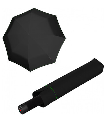 Парасолька Knirps U.090 Ultra Light XXL Manual Compact Neon Black Kn95 2090 8395 картинка, зображення, фото