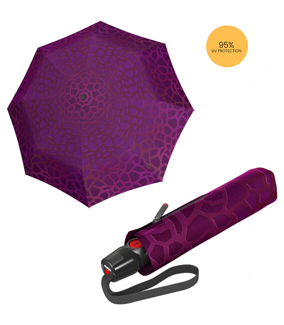 Парасолька Knirps T.200 Medium Duomatic Heal Plum UV Protection Kn95 3201 8564 картинка, зображення, фото
