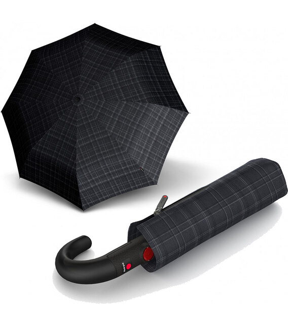 Зонт Knirps T.260 Crook Handle Men's Prints Check Kn95 3260 7602 фото, картинка, изображение