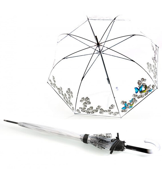 Зонт-трость Knirps C.760 Stick Manual Transparent 2Float Kn96 8760 8501 фото, картинка, изображение