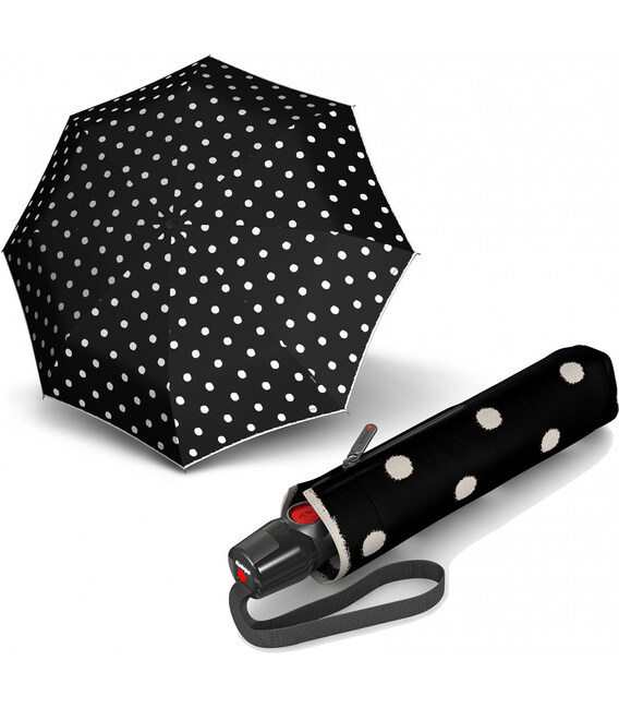 Зонт Knirps T.200 Dot Art Black Kn95 3201 4901 фото, картинка, изображение