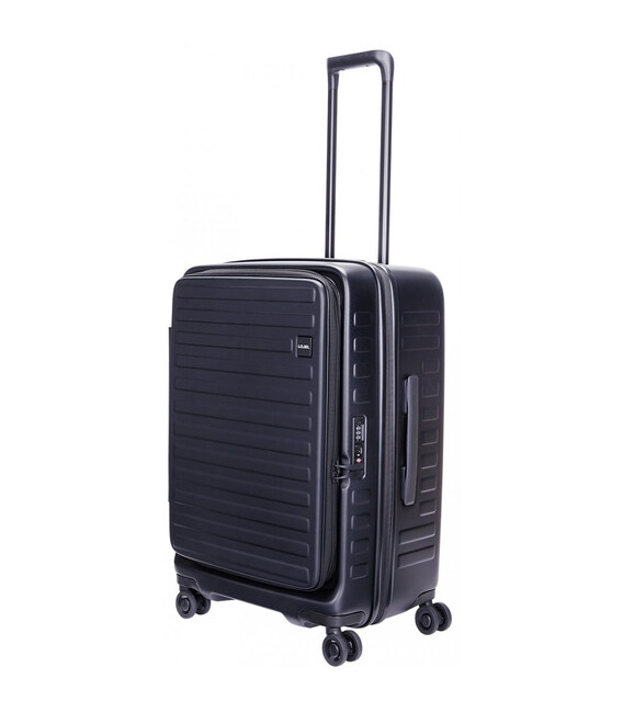 Чемодан Lojel Cubo V4 средний M Black Lj-1627-09426 фото, картинка, изображение