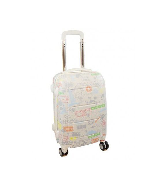 Валіза Airtex 202 White маленька S - картинка, зображення, фото валізи