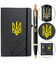 Набір Parker IM UKRAINE Black GT BP Тризуб (кулькова ручка + блокнот Parker) картинка, зображення, фото