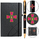 Набор Parker IM ARMY Black GT RB Эмблема ВСУ (ручка-роллер + блокнот Parker) фото