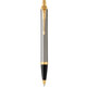 Ручка кулькова Parker IM Brushed Metal GT BP 22 232 картинка, зображення, фото