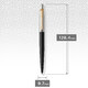 Ручка шариковая Parker JOTTER Bond Street Black GT BP 14 032 фото