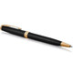 Набір Parker SONNET Matte Black Lacquer GT BP (кулькова ручка + блокнот Parker) картинка, зображення, фото