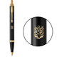 Ручка кулькова Parker IM Black GT BP Тризуб вогняний 22032_T031y картинка, зображення, фото