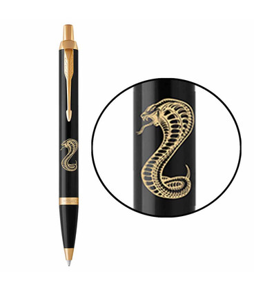 Ручка шариковая Parker IM ZODIAC Black GT BP Зеленая Змея 22032_Z401y фото, картинка, изображение