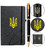Набор Parker IM UKRAINE Black GT RB Трезубец (ручка-роллер + блокнот Parker) фото, картинка, изображение