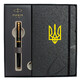 Набор Parker IM UKRAINE Black GT RB Трезубец (ручка-роллер + блокнот Parker) фото