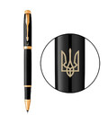 Набір Parker IM UKRAINE Black GT RB Тризуб (ручка-ролер + блокнот Parker) картинка, зображення, фото