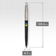 Ручка шариковая Parker JOTTER Originals UKRAINE Black CT BP Трезубец сине-желтый 15632_T0016u фото