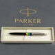 Ручка шариковая Parker JOTTER Originals UKRAINE Black CT BP Трезубец фигурный на фоне флага 15632_T1026u фото