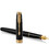 Набір Parker SONNET Matte Black Lacquer GT FP F (перова ручка + блокнот Parker) картинка, зображення, фото