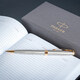 Набір Parker SONNET Stainless Steel GT BP (кулькова ручка + блокнот Parker) картинка, зображення, фото