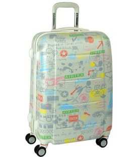 Чемодан Airtex 202 White средний M фото, картинка, изображение