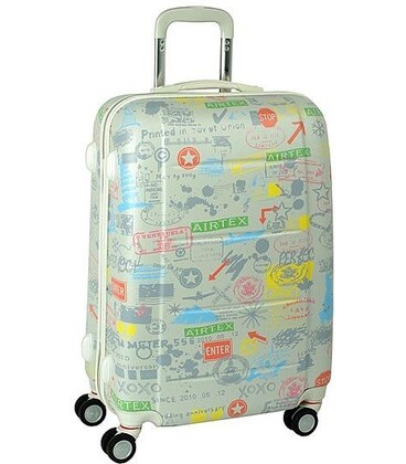 Чемодан Airtex 202 White средний M фото, картинка, изображение