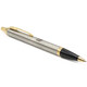 Кулькова ручка Parker IM Brushed Metal GT BP Тризуб 22232_TR картинка, зображення, фото