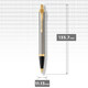 Шарикова ручка Parker IM Brushed Metal GT BP Трезубец 22232_TR фото