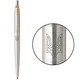 Ручка кулькова Parker JOTTER Stainless Steel GT BP Тризуб прозорий 16032_T010b картинка, зображення, фото