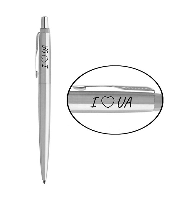 Ручка кулькова Parker JOTTER UKRAINE Stainless Steel CT BP I Love UA 16132_T207b картинка, зображення, фото