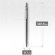 Ручка шариковая Parker JOTTER ARMY Stainless Steel CT BP Эмблема ВСУ + Трезубец ЗСУ 16132_W101b фото