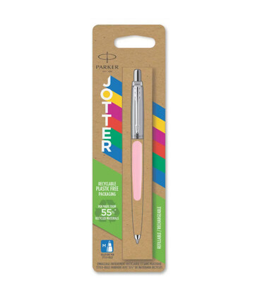 Ручка кулькова Parker JOTTER Originals Baby Pink CT BP блістер 15 936_706 картинка, зображення, фото