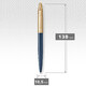 Ручка шариковая Parker JOTTER XL Matt Blue & Gold GT BP 13 132 фото