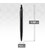Ручка кулькова Parker JOTTER XL Monochrome Black BT BP блістер 12 436 картинка, зображення, фото