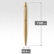 Ручка кулькова Parker JOTTER XL Monochrome Gold GT BP блістер 12 536 картинка, зображення, фото