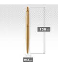 Ручка кулькова Parker JOTTER XL Monochrome Gold GT BP блістер 12 536 картинка, зображення, фото