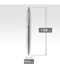 Ручка кулькова Parker JOTTER XL Monochrome Gray CT BP блістер 12 736 картинка, зображення, фото