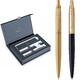 Набір Parker JOTTER XL Monochrome Gold GT BP Matt Black & Gold GT BP (2 кулькові ручки) картинка, зображення, фото