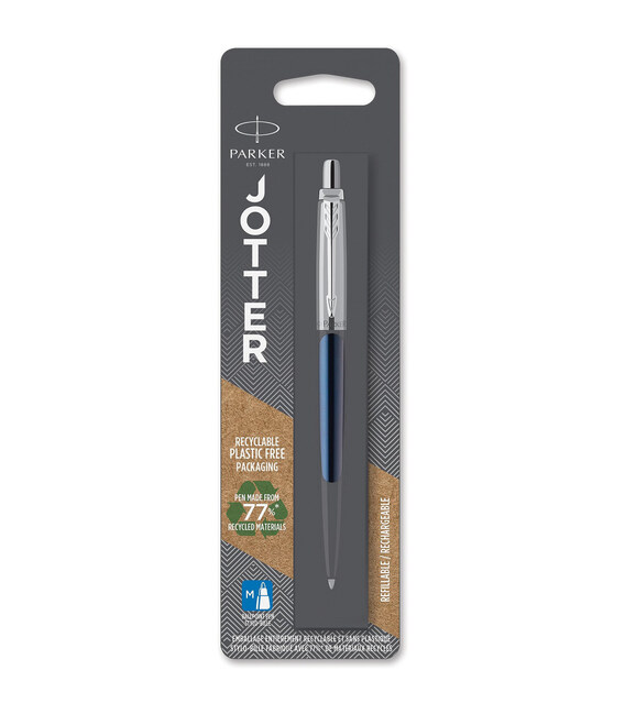 Ручка шариковая Parker JOTTER Royal Blue CT BP блистер 16 336 фото, картинка, изображение