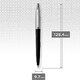 Ручка гелева Parker JOTTER Originals Black CT GEL блістер 15 666 картинка, зображення, фото