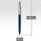 Ручка кулькова Parker JOTTER Originals Navy Blue CT BP блістер 15 836 картинка, зображення, фото