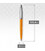 Ручка шариковая Parker JOTTER Originals Marigold CT BP в Eco упаковке 15 932_2013e фото, картинка, изображение