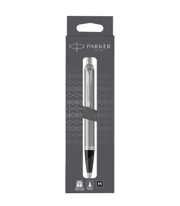 Ручка шариковая Parker IM Stainless Steel CT BP блистер 26 236 фото, картинка, изображение