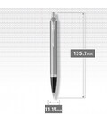 Ручка шариковая Parker IM Stainless Steel CT BP блистер 26 236 фото, картинка, изображение