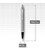 Ручка шариковая Parker IM Stainless Steel CT BP блистер 26 236 фото, картинка, изображение
