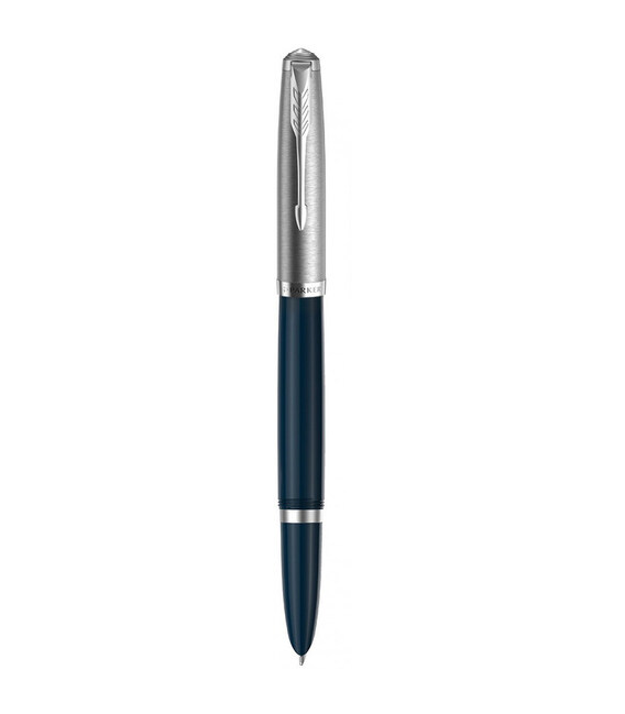Ручка перьевая Parker PARKER 51 Midnight Blue CT FP F 55 211 фото, картинка, изображение