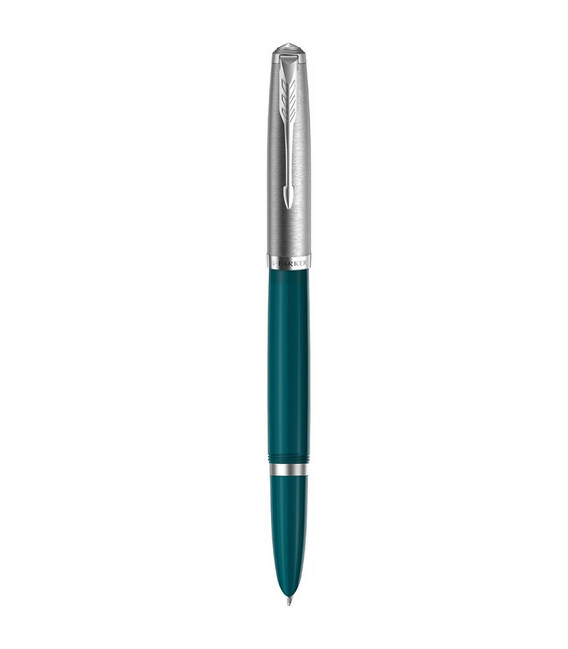 Ручка перьевая Parker PARKER 51 Teal Blue CT FP F 55 311 фото, картинка, изображение