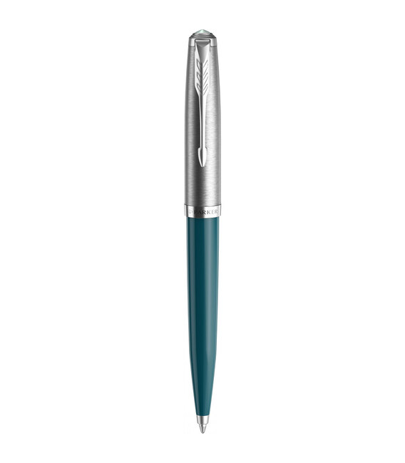 Ручка шариковая Parker PARKER 51 Teal Blue CT BP 55 332 фото, картинка, изображение